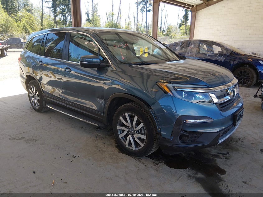 2020 Honda Pilot VIN 5FNYF6H55LB068157 IAAI salvage auction — RIGHT FRONT, Bill Of Sale (Washington), sold $7,100 on 2026-07-29 (photo 1)