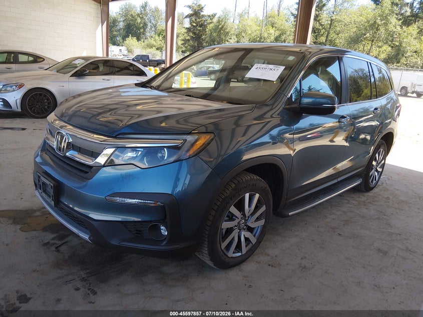 2020 Honda Pilot VIN 5FNYF6H55LB068157 IAAI salvage auction — RIGHT FRONT, Bill Of Sale (Washington), sold $7,100 on 2026-07-29 (photo 2)