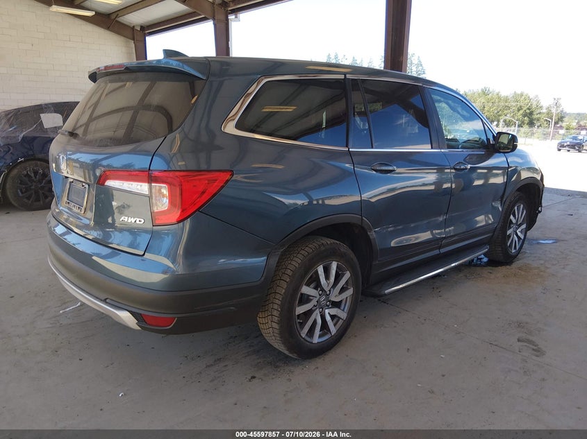 2020 Honda Pilot VIN 5FNYF6H55LB068157 IAAI salvage auction — RIGHT FRONT, Bill Of Sale (Washington), sold $7,100 on 2026-07-29 (photo 4)