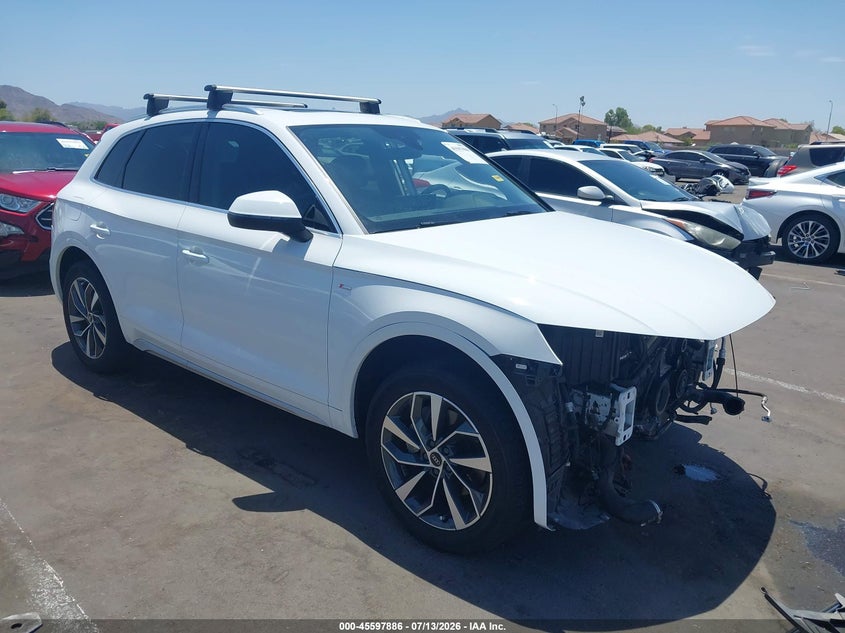 2023 Audi Q5 VIN WA1EAAFY9P2053827 — IAAI salvage auction photo