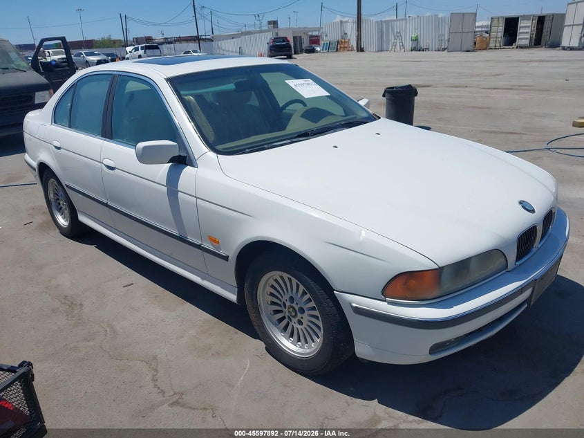 1998 BMW 5 series VIN WBADE6325WBW61276 IAAI salvage auction — FRONT END, Clear - Dealer Only (California), sold $25 on 2026-07-22 (photo 1)