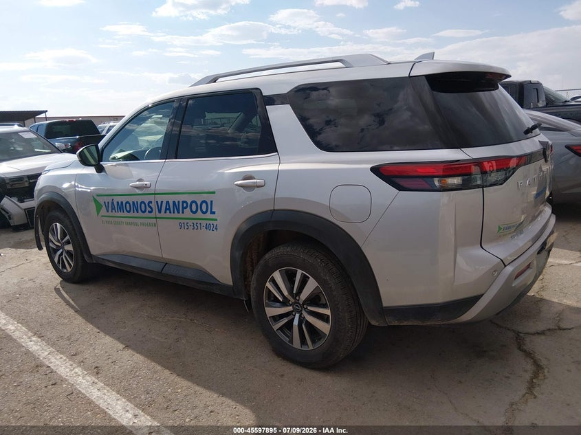 2025 Nissan Pathfinder VIN 5N1DR3CA6SC226828 IAAI salvage auction — RIGHT FRONT, Salvage Title, sold $15,400 on 2026-07-29 (photo 3)