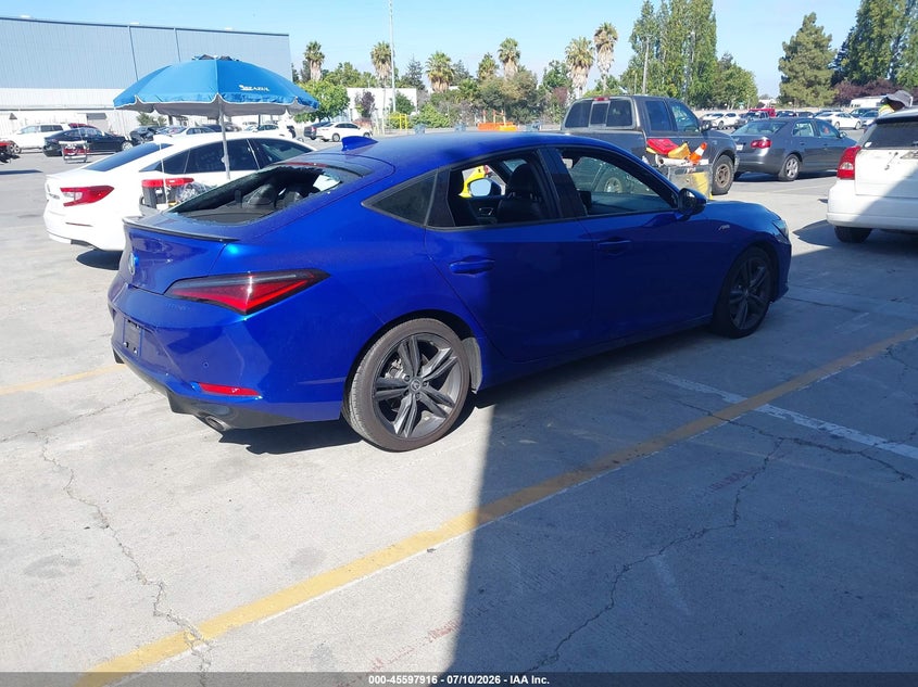 2025 Acura Integra VIN 19UDE4H69SA001049 IAAI salvage auction — ALL OVER, Salvage Title, sold $13,600 on 2026-09-08 (photo 4)