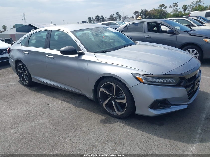 2022 Honda Accord VIN 1HGCV1F36NA095804 IAAI salvage auction — REAR END, Wait Title, sold $5,700 on 2026-10-05 (photo 1)