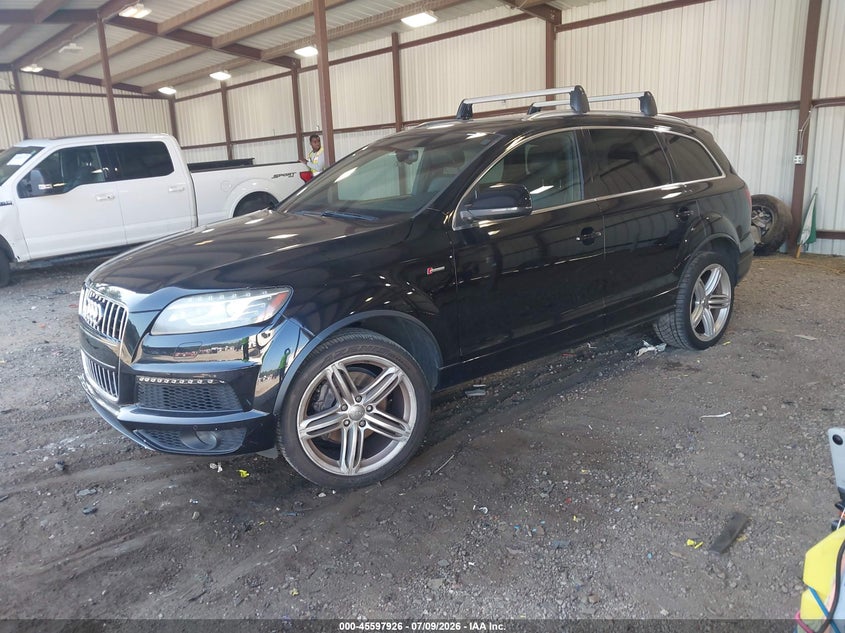 2013 Audi Q7 VIN WA1DGAFE6DD006514 IAAI salvage auction — MECHANICAL, Wait Title, sold $475 on 2026-10-15 (photo 2)