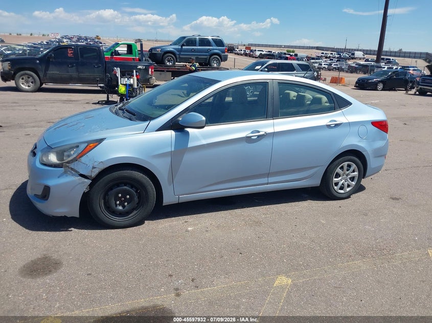 2013 Hyundai Accent VIN KMHCT4AE0DU522675 IAAI salvage auction — NORMAL WEAR, Rebuilt/Restored (Utah), sold $500 on 2026-07-22 (photo 6)