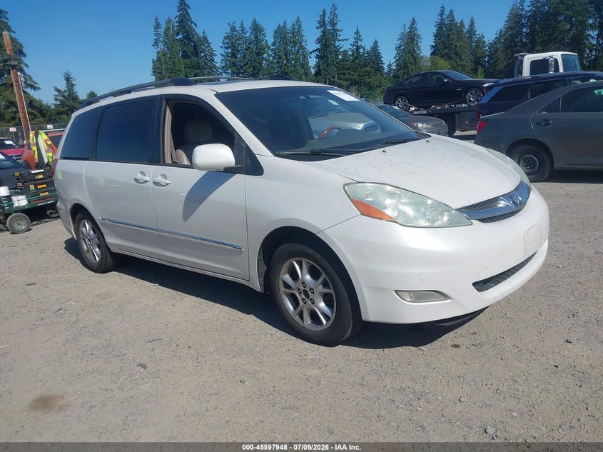 2006 Toyota Sienna VIN 5TDZA22C56S525603 IAAI salvage auction — NORMAL WEAR, Clear (Washington), sold $1,075 on 2026-07-17 (photo 1)