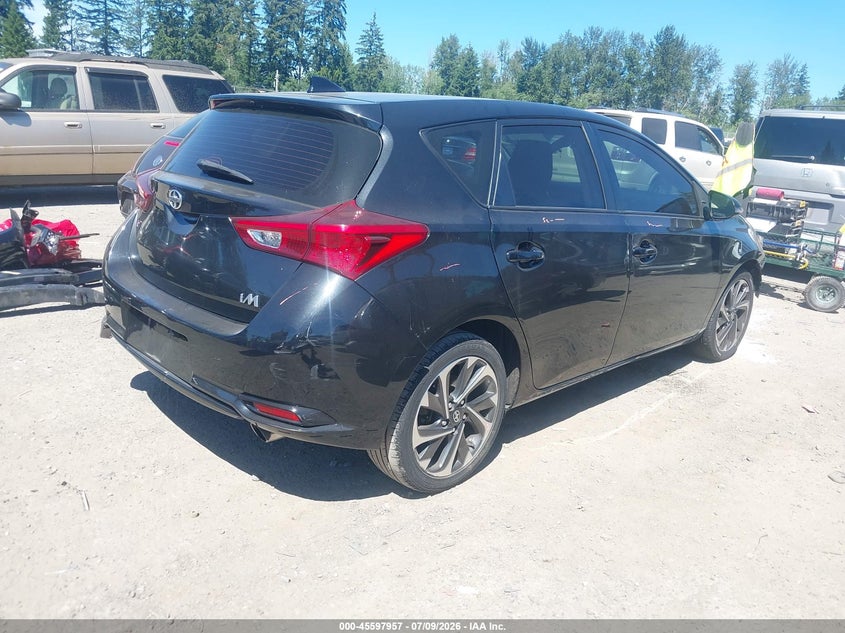 2016 Scion Im VIN JTNKARJE8GJ518684 IAAI salvage auction — FRONT END, Salvage Title, sold $2,400 on 2026-07-22 (photo 4)