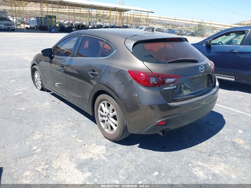 2014 Mazda 3 VIN JM1BM1M76E1102396 IAAI salvage auction — NORMAL WEAR, Clear (California), sold $1,525 on 2026-07-17 (photo 3)