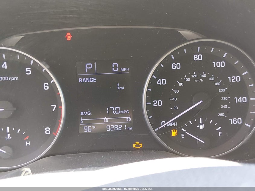 2017 Hyundai Elantra VIN KMHD74LF8HU084380 IAAI salvage auction — NORMAL WEAR, Clear (California), sold $2,150 on 2026-07-15 (photo 7)