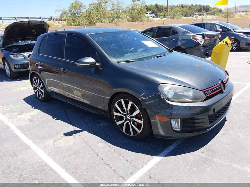 2014 Volkswagen Gti VIN WVWHD7AJ4EW006508 IAAI salvage auction — FRONT & REAR, Clear (Nevada), sold $450 on 2026-07-29 (photo 1)