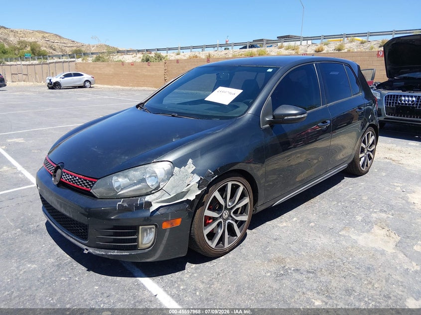 2014 Volkswagen Gti VIN WVWHD7AJ4EW006508 IAAI salvage auction — FRONT & REAR, Clear (Nevada), sold $450 on 2026-07-29 (photo 2)