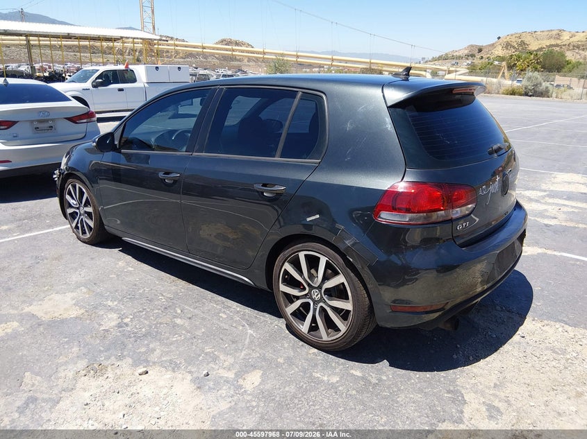 2014 Volkswagen Gti VIN WVWHD7AJ4EW006508 IAAI salvage auction — FRONT & REAR, Clear (Nevada), sold $450 on 2026-07-29 (photo 3)