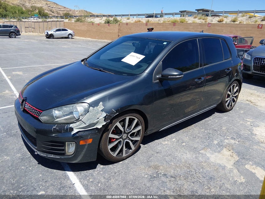2014 Volkswagen Gti VIN WVWHD7AJ4EW006508 IAAI salvage auction — FRONT & REAR, Clear (Nevada), sold $450 on 2026-07-29 (photo 6)