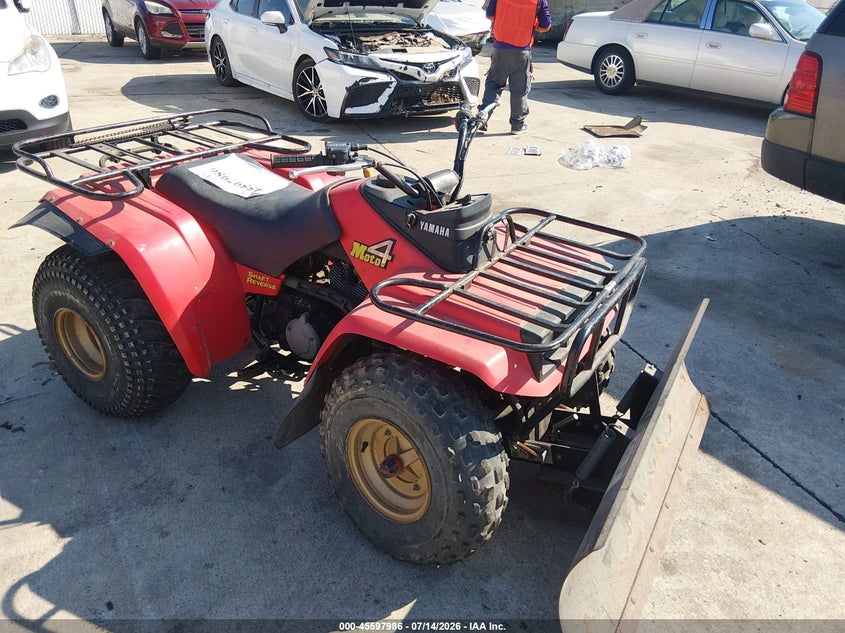 1987 Yamaha Yfm225 VIN JY42HT002HC006233 IAAI salvage auction — NORMAL WEAR, Clear (Illinois), sold $25 on 2026-07-21 (photo 1)