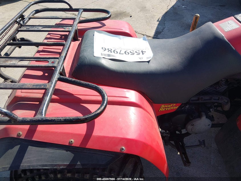 1987 Yamaha Yfm225 VIN JY42HT002HC006233 IAAI salvage auction — NORMAL WEAR, Clear (Illinois), sold $25 on 2026-07-21 (photo 8)