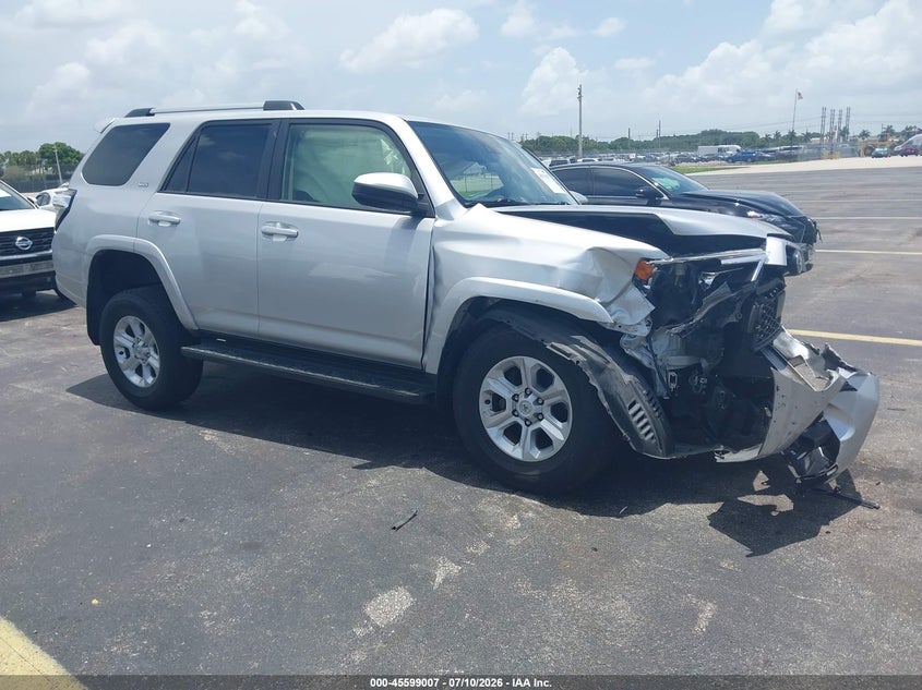 2023 Toyota 4runner VIN JTEMU5JRXP6144433 IAAI salvage auction — FRONT END, Rebuildable (Florida), sold $12,250 on 2026-08-01 (photo 1)