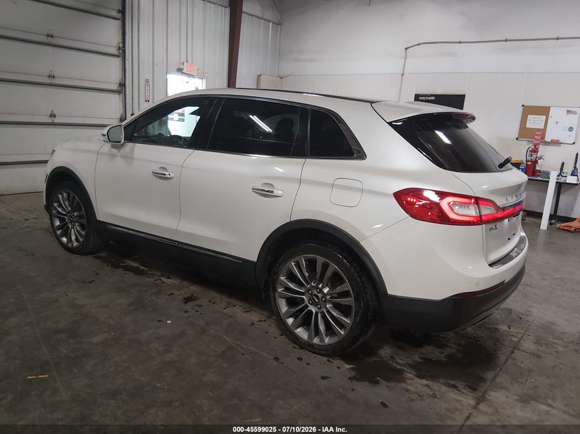 2016 Lincoln Mkx VIN 2LMPJ8LR2GBL57001 IAAI salvage auction — HAIL, Wait Title, sold $3,100 on 2026-09-29 (photo 3)