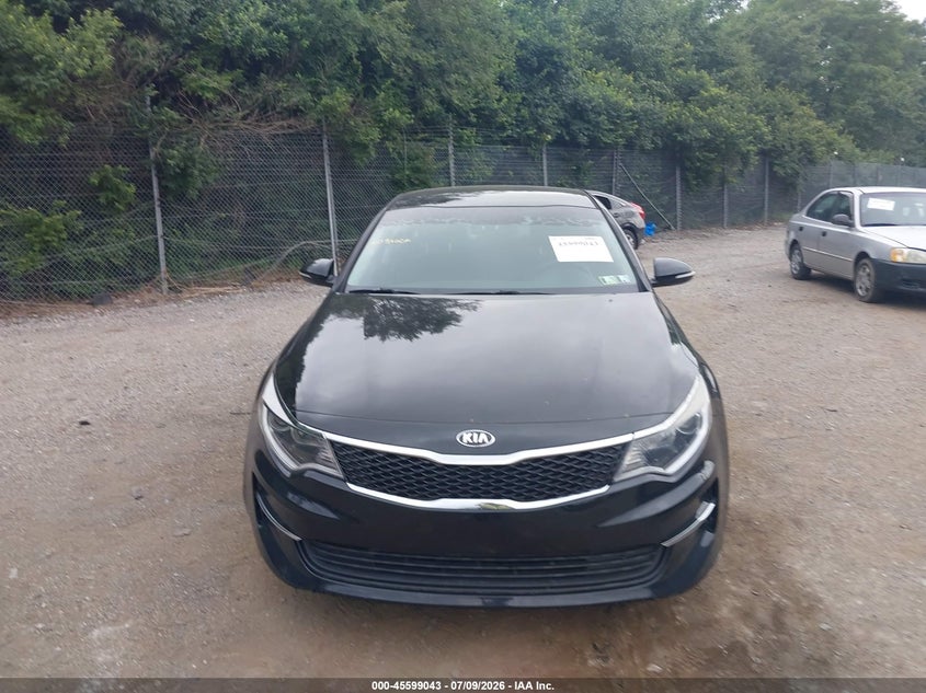 2016 Kia Optima VIN 5XXGT4L33GG031643 IAAI salvage auction — NORMAL WEAR, Clear (Pennsylvania), sold $1,925 on 2026-07-31 (photo 6)