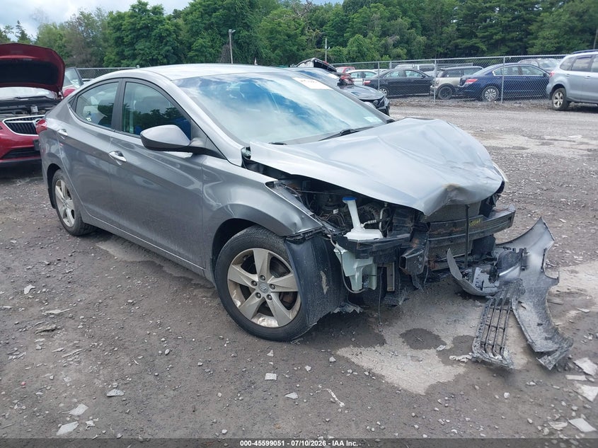 2013 Hyundai Elantra VIN KMHDH4AE5DU582232 IAAI salvage auction — NORMAL WEAR, Salvage Title, sold $200 on 2026-07-28 (photo 1)