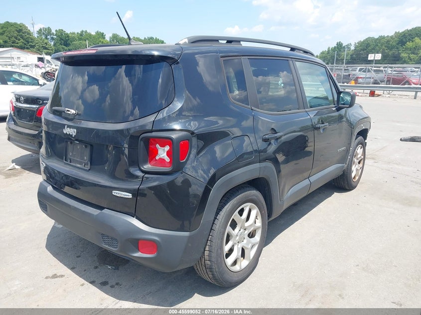 2017 Jeep Renegade VIN ZACCJABB4HPF63105 IAAI salvage auction — FRONT END, Salvage (North Carolina), sold $1,000 on 2026-08-17 (photo 4)