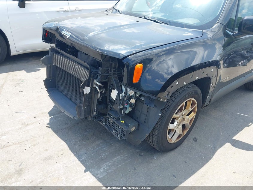 2017 Jeep Renegade VIN ZACCJABB4HPF63105 IAAI salvage auction — FRONT END, Salvage (North Carolina), sold $1,000 on 2026-08-17 (photo 6)