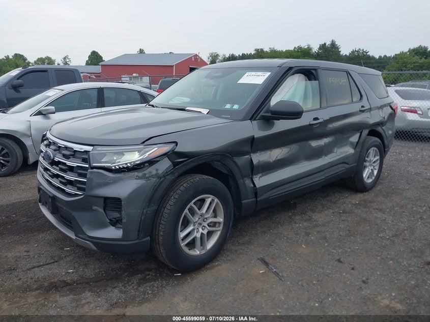 2026 Ford Explorer VIN 1FMUK8DH7TGB65612 IAAI salvage auction — SIDE, Salvage Title, sold $11,700 on 2026-10-10 (photo 2)