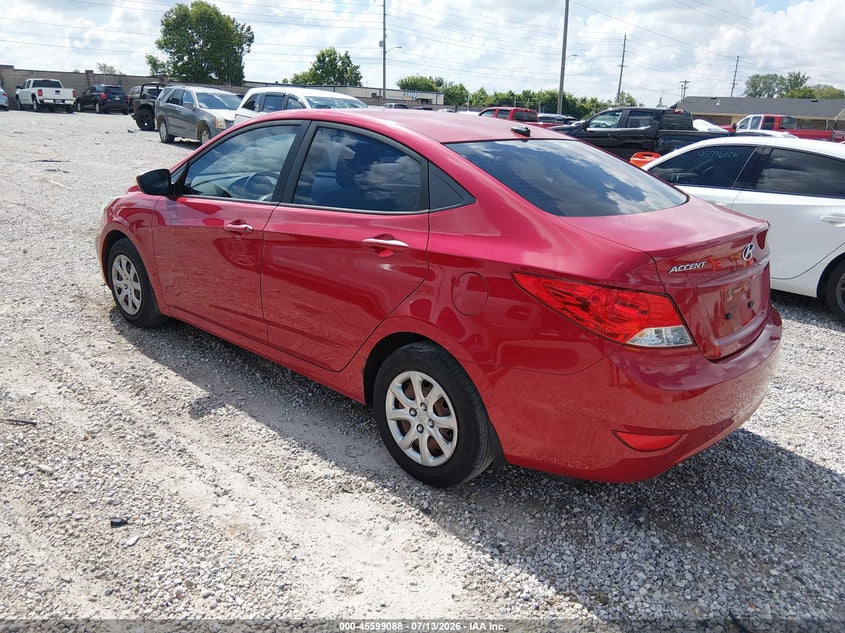 2013 Hyundai Accent VIN KMHCT4AEXDU313184 IAAI salvage auction — NORMAL WEAR, Clear (Missouri), sold $125 on 2026-07-20 (photo 3)