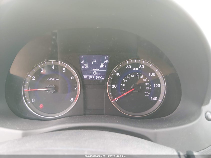 2013 Hyundai Accent VIN KMHCT4AEXDU313184 IAAI salvage auction — NORMAL WEAR, Clear (Missouri), sold $125 on 2026-07-20 (photo 7)