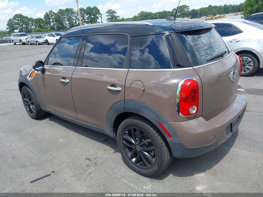 2012 Mini VIN WMWZB3C50CWM02836 IAAI salvage auction — NORMAL WEAR, Salvage Title, sold $300 on 2026-07-29 (photo 3)