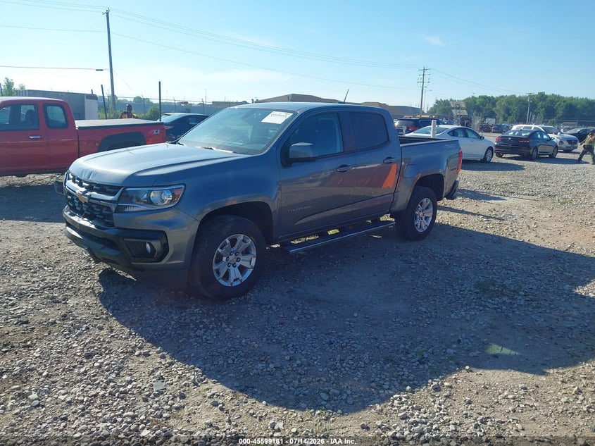 2022 Chevrolet Colorado VIN 1GCGTCEN9N1193018 IAAI salvage auction — FRONT END, Clear Claim Paid (Wisconsin), sold $9,400 on 2026-07-30 (photo 2)