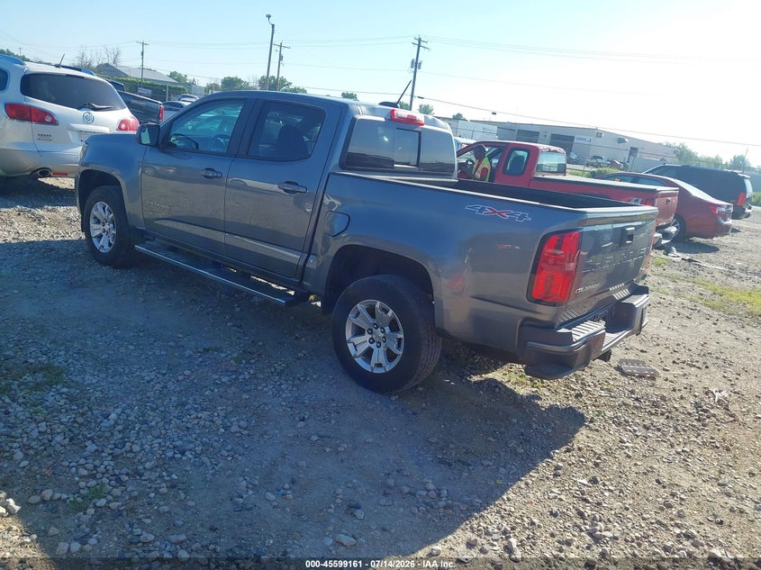 2022 Chevrolet Colorado VIN 1GCGTCEN9N1193018 IAAI salvage auction — FRONT END, Clear Claim Paid (Wisconsin), sold $9,400 on 2026-07-30 (photo 3)