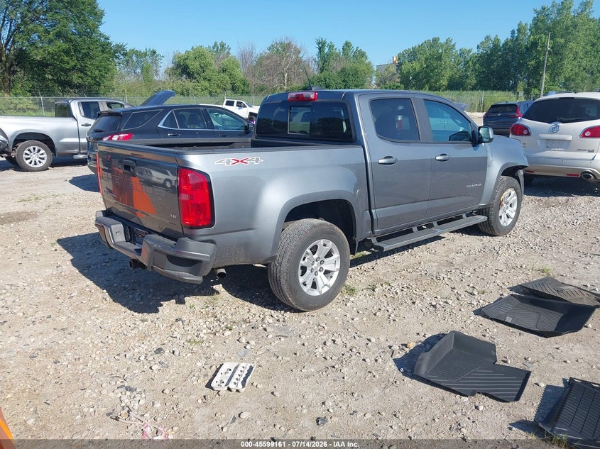 2022 Chevrolet Colorado VIN 1GCGTCEN9N1193018 IAAI salvage auction — FRONT END, Clear Claim Paid (Wisconsin), sold $9,400 on 2026-07-30 (photo 4)