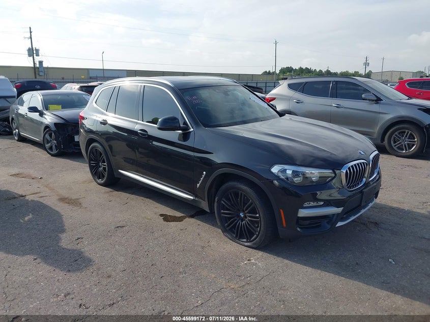 2019 BMW X3 VIN 5UXTR7C56KLE96282 IAAI salvage auction — NORMAL WEAR, Original (Texas), sold $6,800 on 2026-07-22 (photo 1)