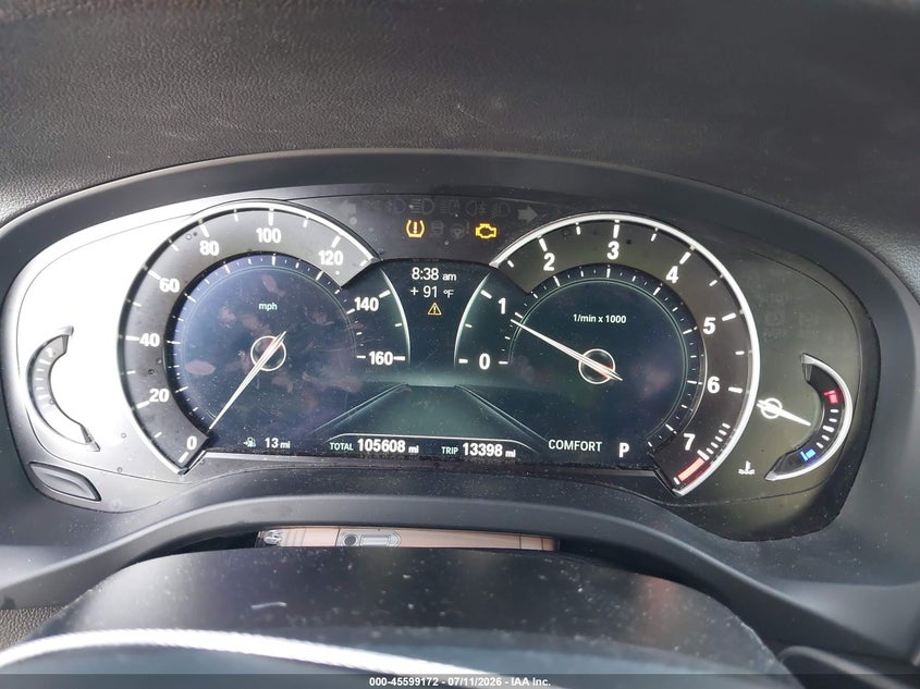 2019 BMW X3 VIN 5UXTR7C56KLE96282 IAAI salvage auction — NORMAL WEAR, Original (Texas), sold $6,800 on 2026-07-22 (photo 7)