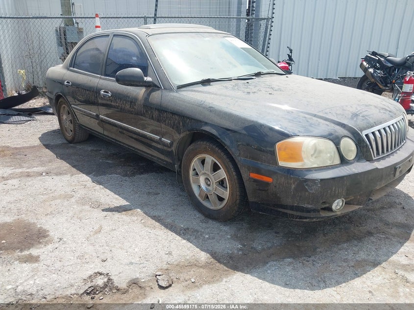 2003 Kia Optima VIN KNAGD128135248046 IAAI salvage auction — NORMAL WEAR, Salvage Title, sold $175 on 2026-07-22 (photo 1)