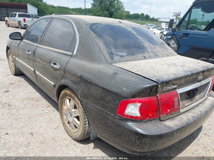 2003 Kia Optima VIN KNAGD128135248046 IAAI salvage auction — NORMAL WEAR, Salvage Title, sold $175 on 2026-07-22 (photo 3)