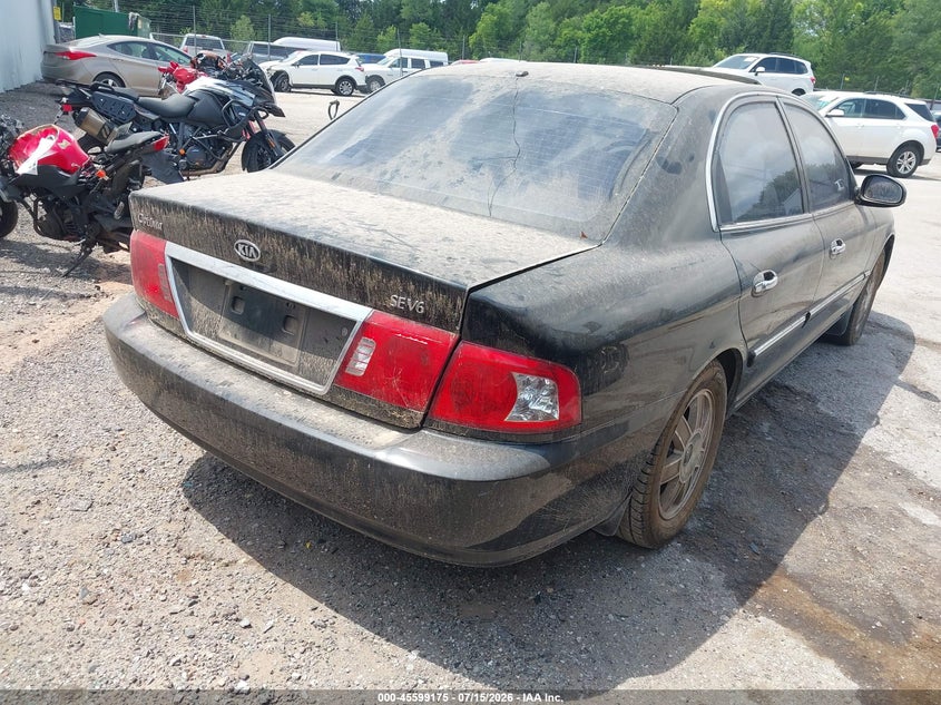 2003 Kia Optima VIN KNAGD128135248046 IAAI salvage auction — NORMAL WEAR, Salvage Title, sold $175 on 2026-07-22 (photo 4)