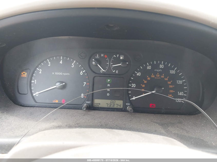 2003 Kia Optima VIN KNAGD128135248046 IAAI salvage auction — NORMAL WEAR, Salvage Title, sold $175 on 2026-07-22 (photo 7)