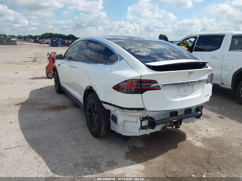2019 Tesla Model x VIN 5YJXCBE27KF185972 IAAI salvage auction — REAR END, Original (Texas), sold $13,350 on 2026-08-13 (photo 3)