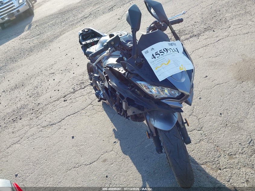 2021 Kawasaki Ninja VIN ML5EXEM16MDA31069 IAAI salvage auction — NORMAL WEAR, Clear (New York), sold $25 on 2026-07-21 (photo 1)