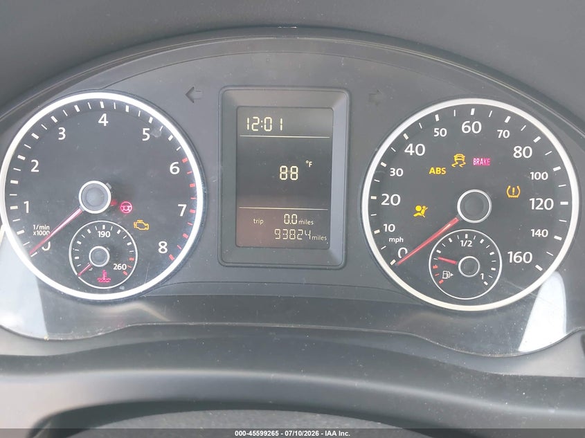 2010 Volkswagen Tiguan VIN WVGAV7AX1AW514508 IAAI salvage auction — NORMAL WEAR, Original (Texas), sold $300 on 2026-07-29 (photo 7)