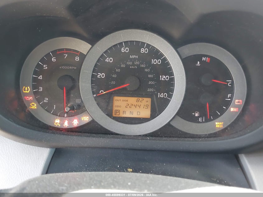 2007 Toyota Rav4 VIN JTMZD33V275038766 IAAI salvage auction — NORMAL WEAR, Clear - Dealer Only (California), sold $975 on 2026-07-29 (photo 7)