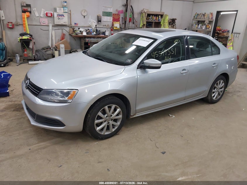 2014 Volkswagen Jetta VIN 3VWD17AJ3EM361173 IAAI salvage auction — RIGHT FRONT, Salvage (Pennsylvania), sold $500 on 2026-07-18 (photo 2)