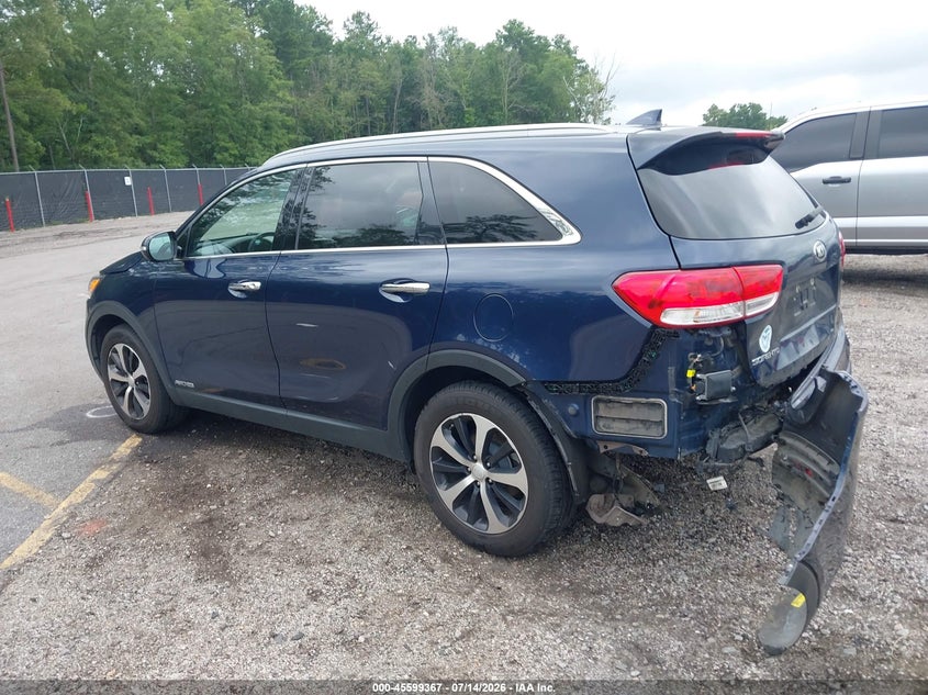 2017 Kia Sorento VIN 5XYPHDA52HG303893 IAAI salvage auction — FRONT & REAR, Salvage (South Carolina), sold $2,950 on 2026-08-01 (photo 3)