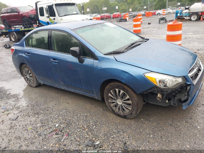 2014 Subaru Impreza VIN JF1GJAA61EG021738 IAAI salvage auction — FRONT END, Clear (Virginia), sold $600 on 2026-07-18 (photo 1)