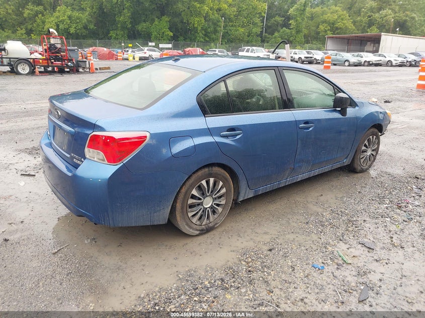 2014 Subaru Impreza VIN JF1GJAA61EG021738 IAAI salvage auction — FRONT END, Clear (Virginia), sold $600 on 2026-07-18 (photo 4)