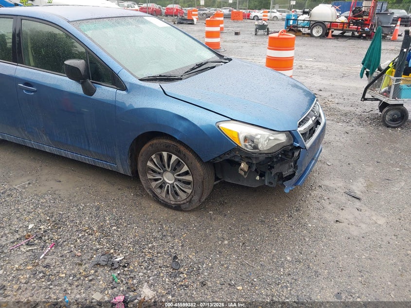 2014 Subaru Impreza VIN JF1GJAA61EG021738 IAAI salvage auction — FRONT END, Clear (Virginia), sold $600 on 2026-07-18 (photo 6)