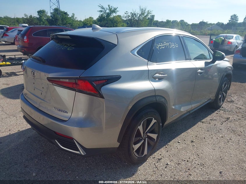 2020 Lexus Nx VIN JTJGJRDZ3L2146004 IAAI salvage auction — FRONT END, Salvage (Wisconsin), sold $12,200 on 2026-07-28 (photo 4)