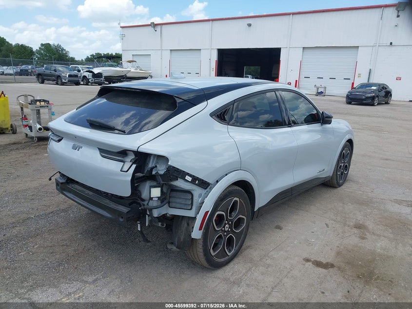2021 Ford Mustang mach-e VIN 3FMTK4SE9MME04145 IAAI salvage auction — REAR END, Salvage Title, sold $15,600 on 2026-08-20 (photo 4)
